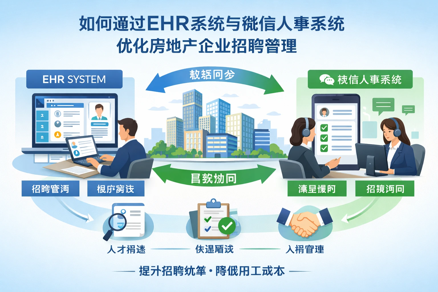 如何通过EHR系统与微信人事系统优化房地产企业招聘管理