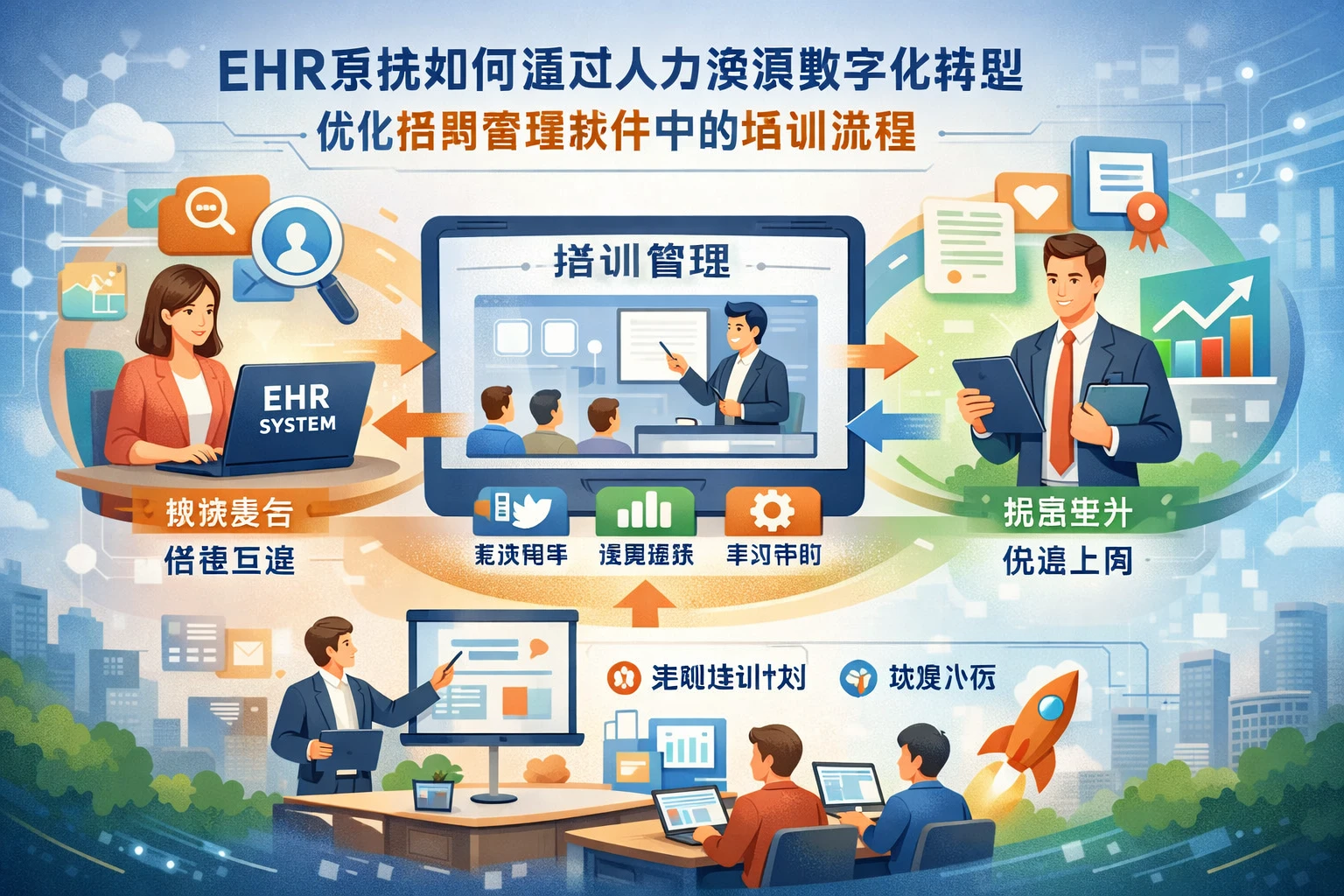 EHR系统如何通过人力资源数字化转型优化招聘管理软件中的培训流程