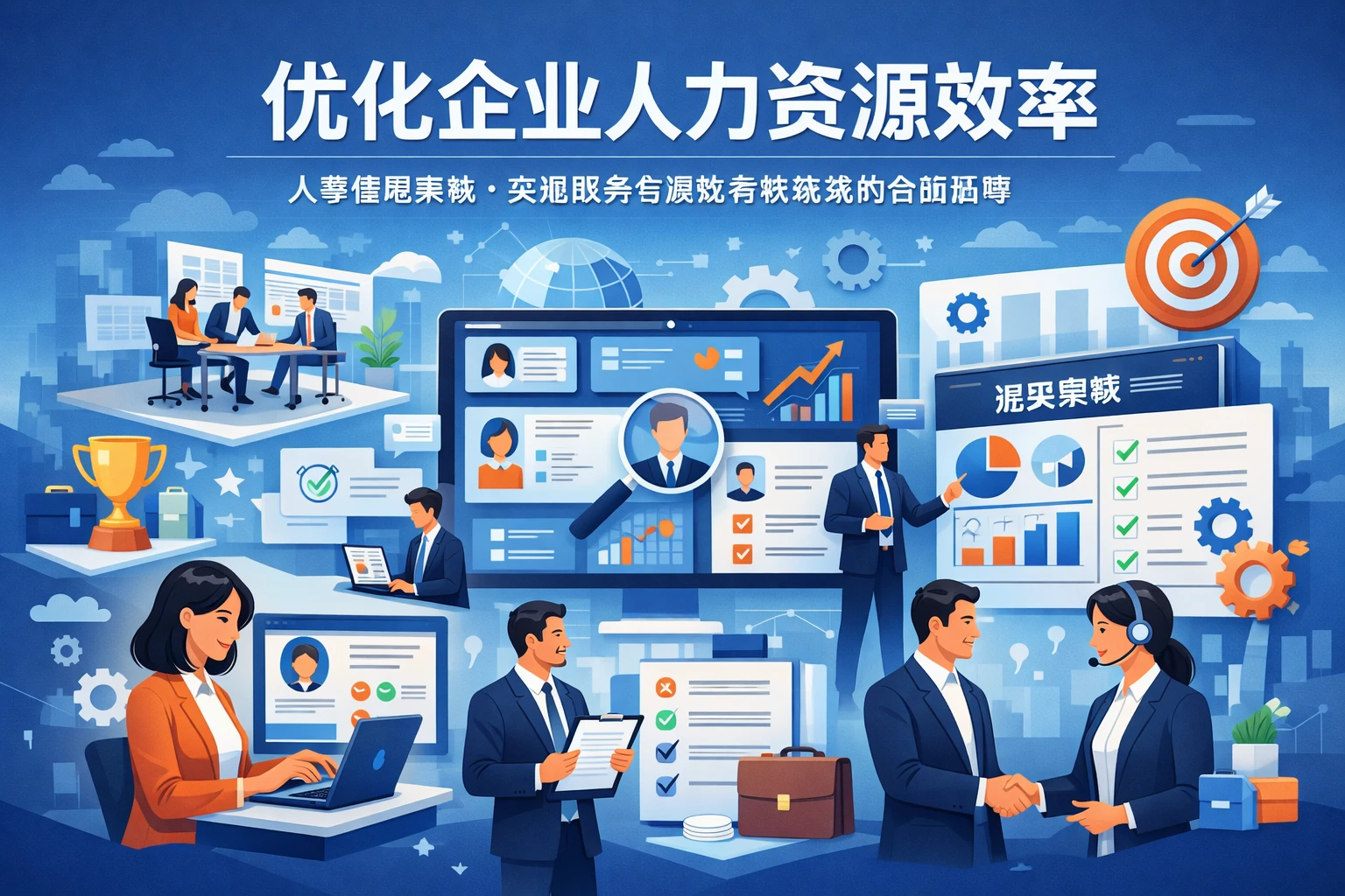 优化企业人力资源效率：人事管理系统、实施服务与绩效考核系统的全面指南