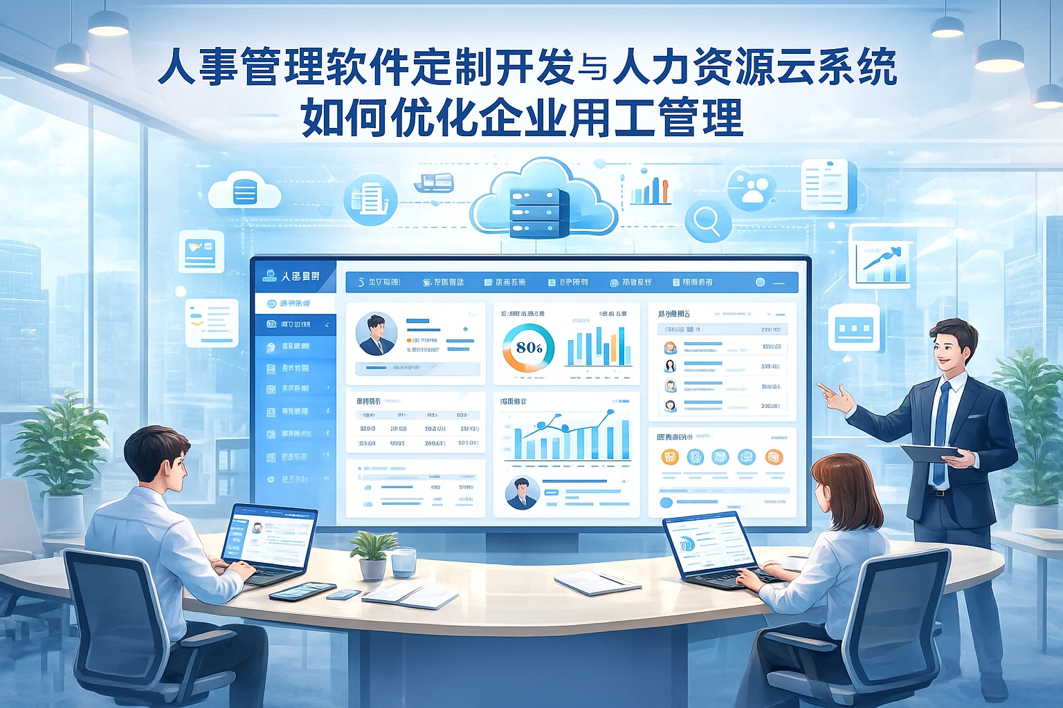 人事管理软件定制开发与人力资源云系统如何优化企业用工管理