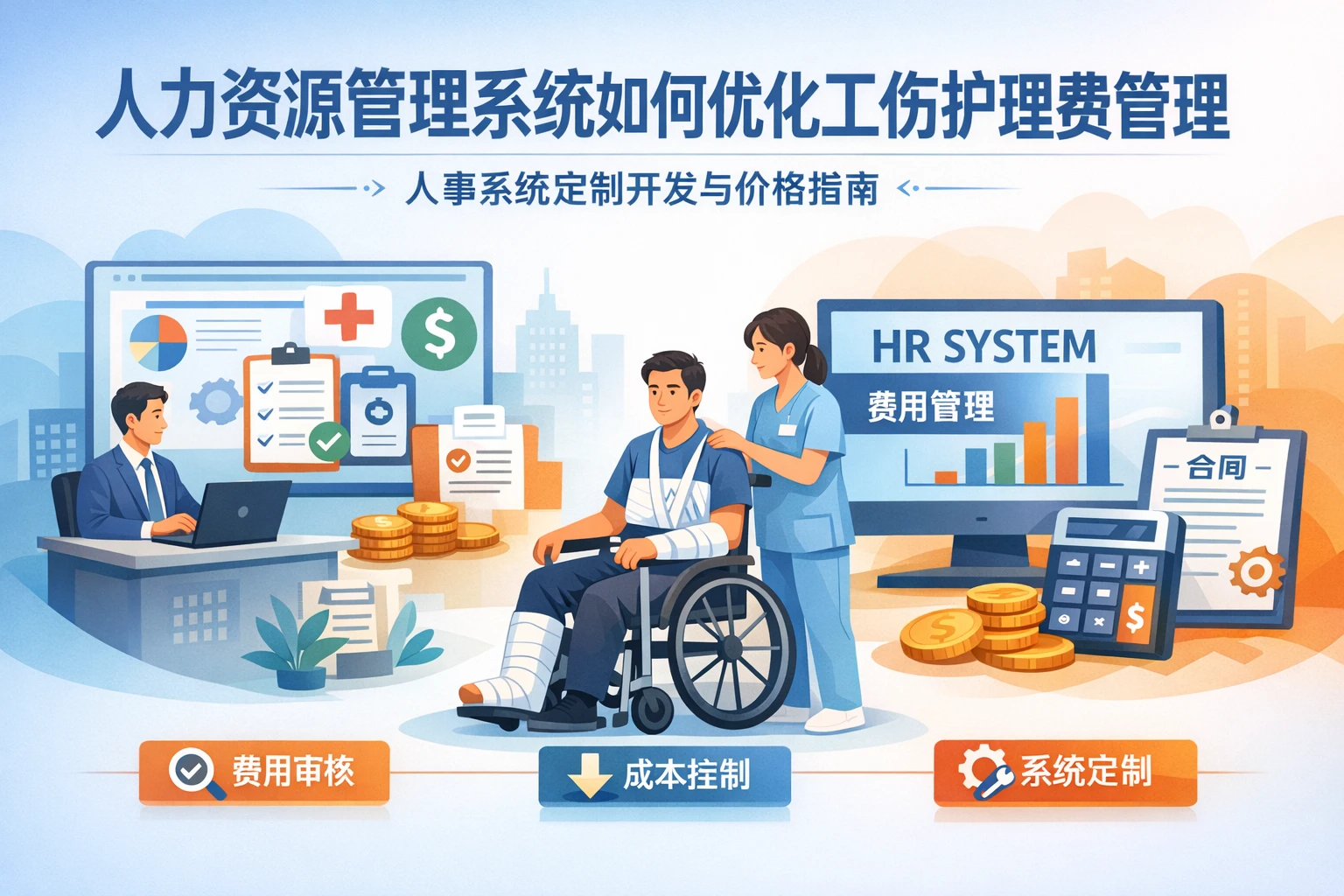 人力资源管理系统如何优化工伤护理费管理 - 人事系统定制开发与价格指南