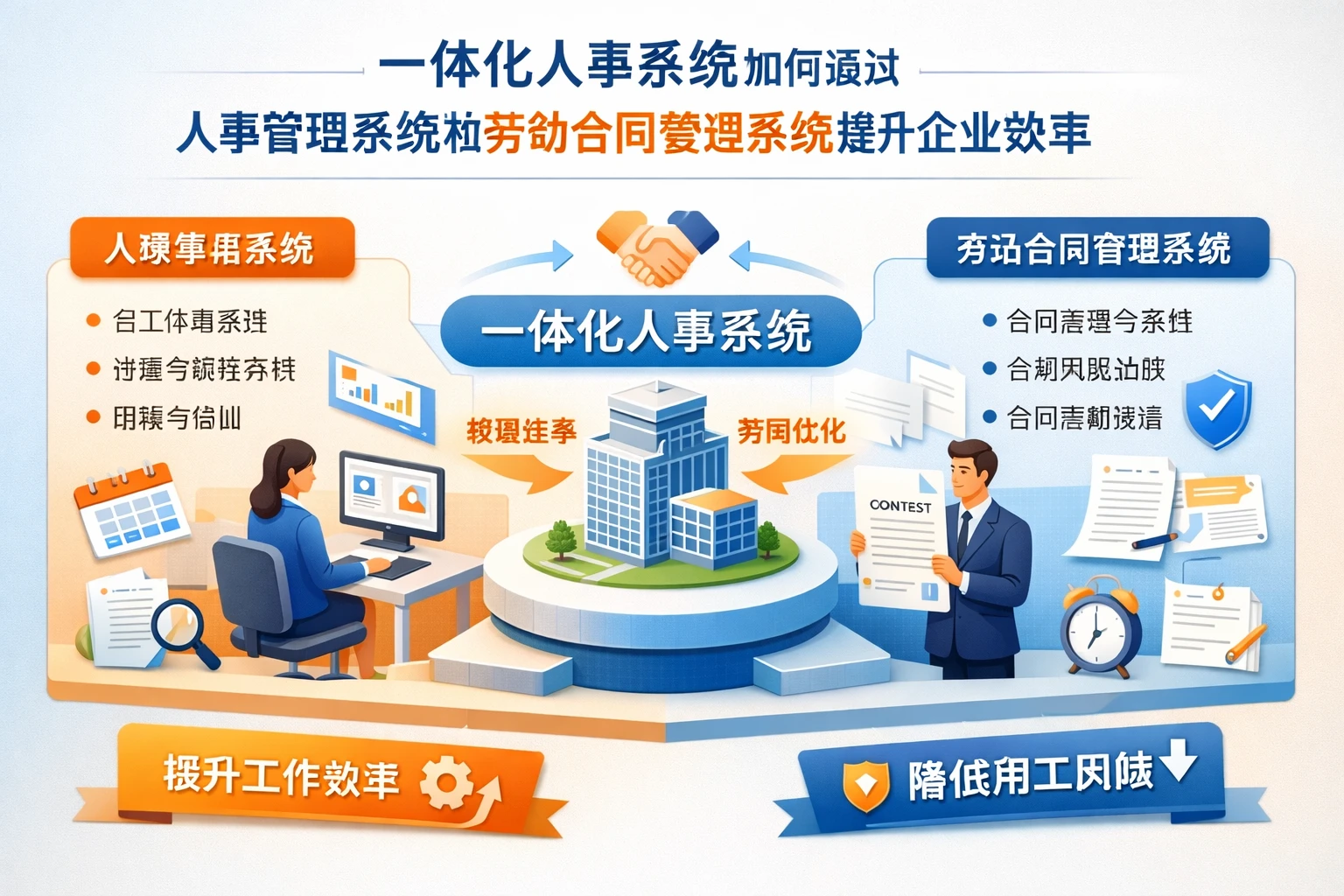 一体化人事系统如何通过人事管理系统和劳动合同管理系统提升企业效率