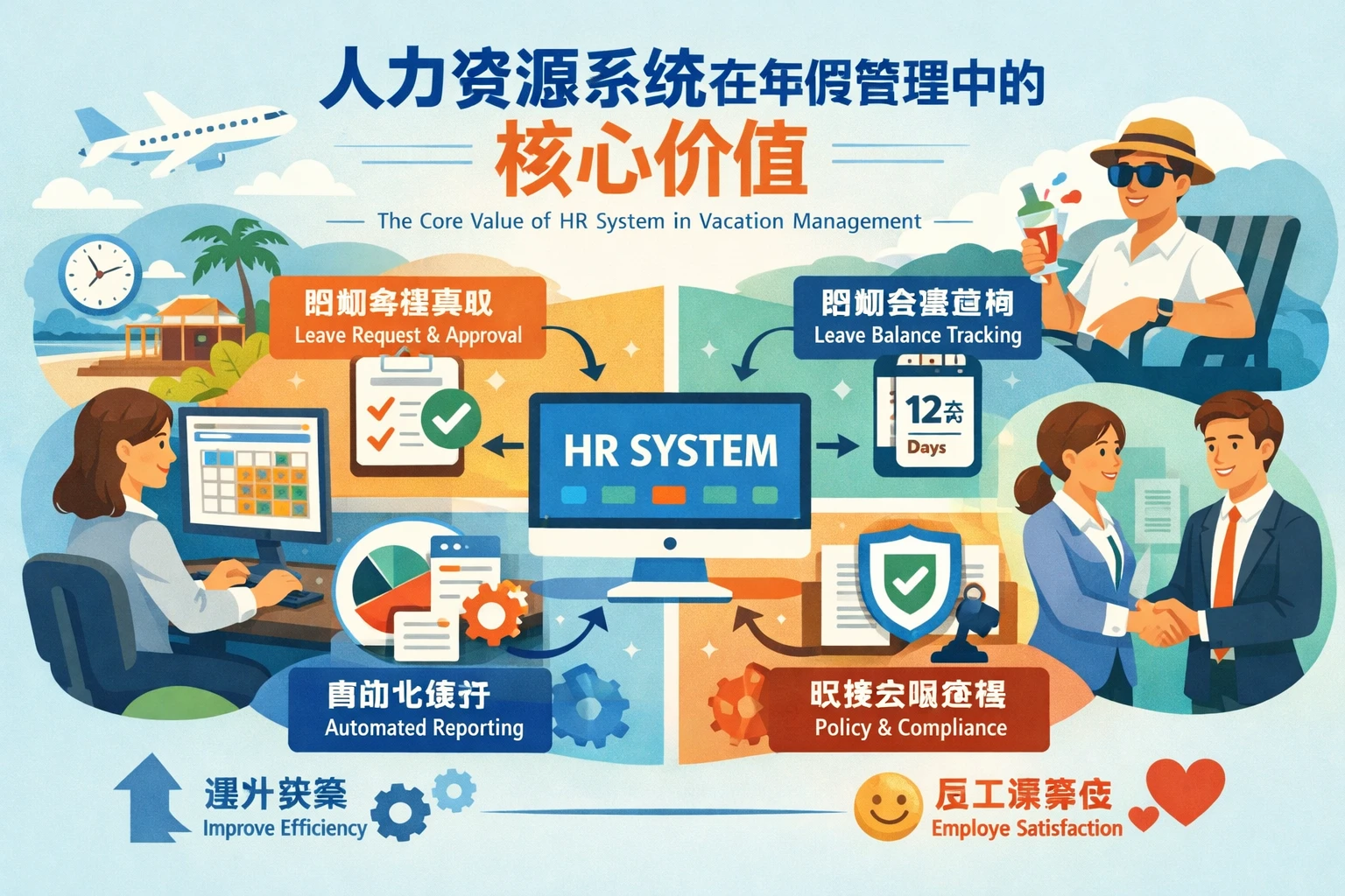 人力资源系统在年假管理中的核心价值