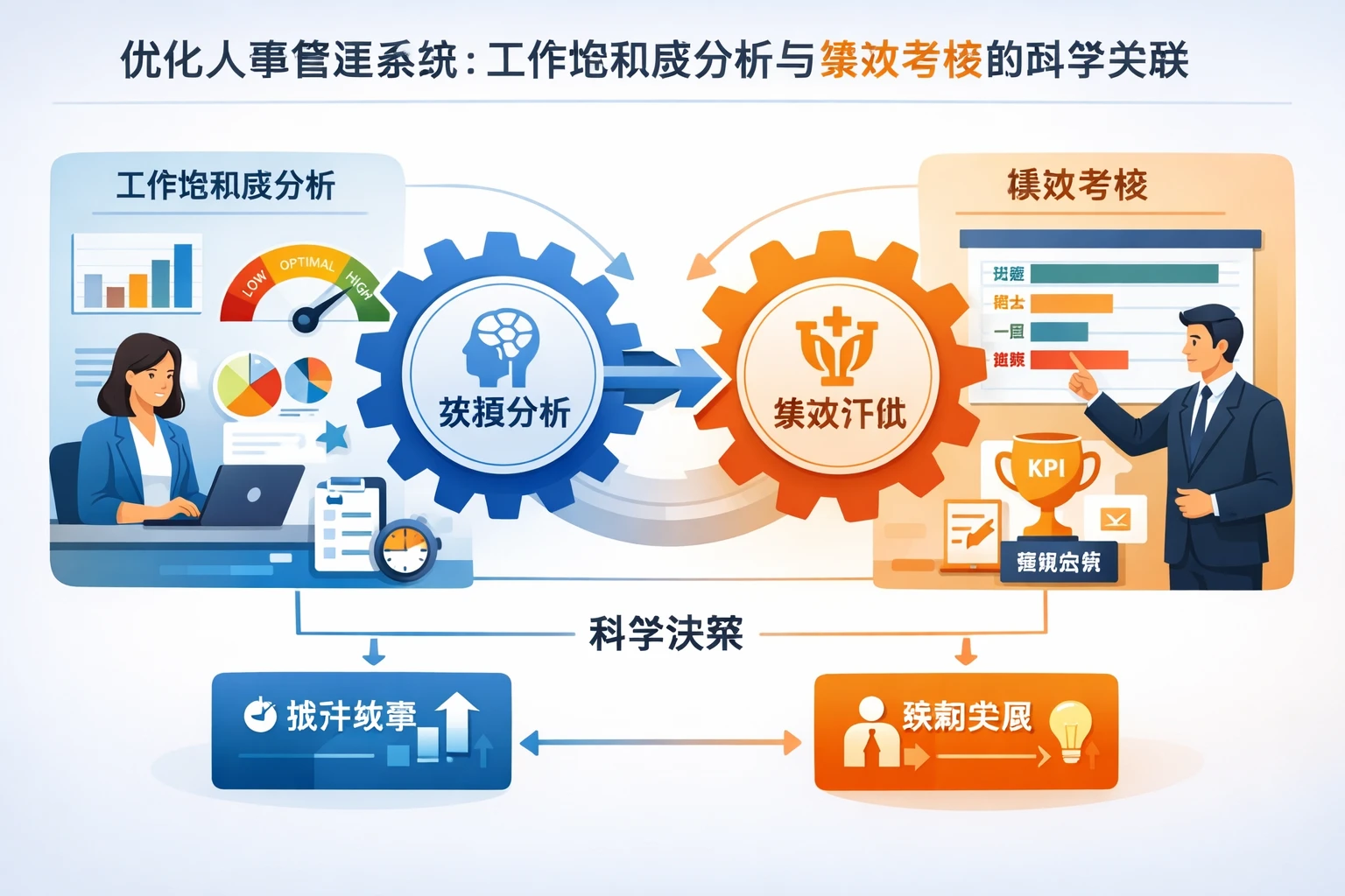 优化人事管理系统：工作饱和度分析与绩效考核的科学关联