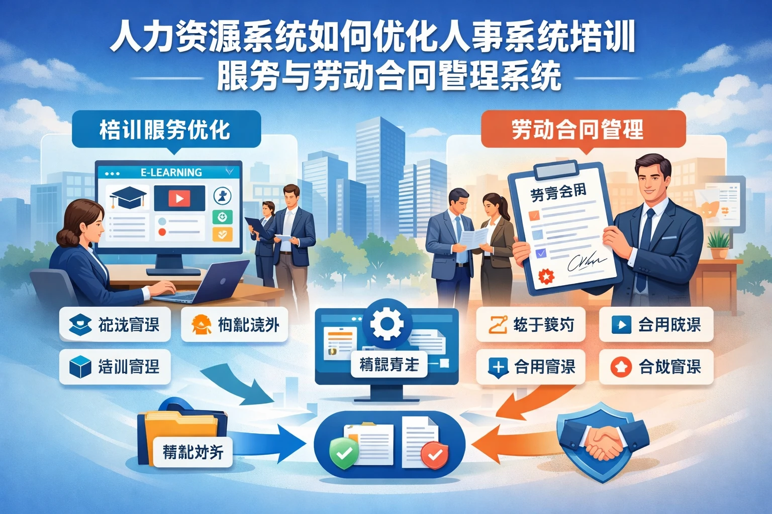 人力资源系统如何优化人事系统培训服务与劳动合同管理系统