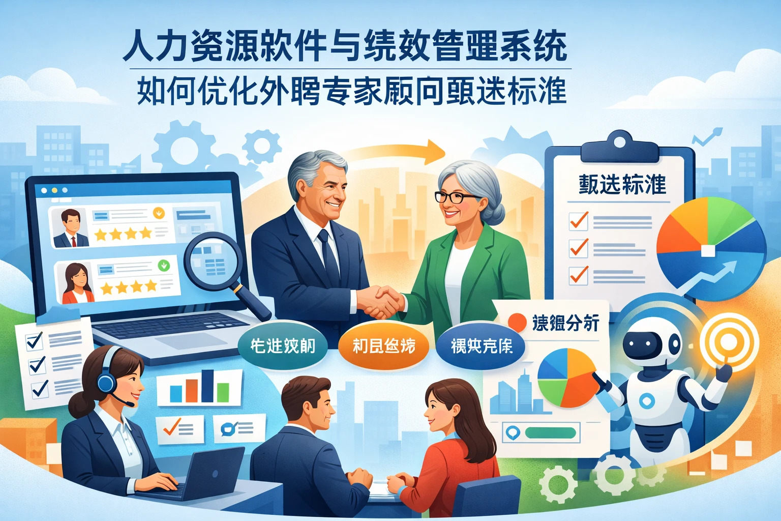 人力资源软件与绩效管理系统如何优化外聘专家顾问甄选标准