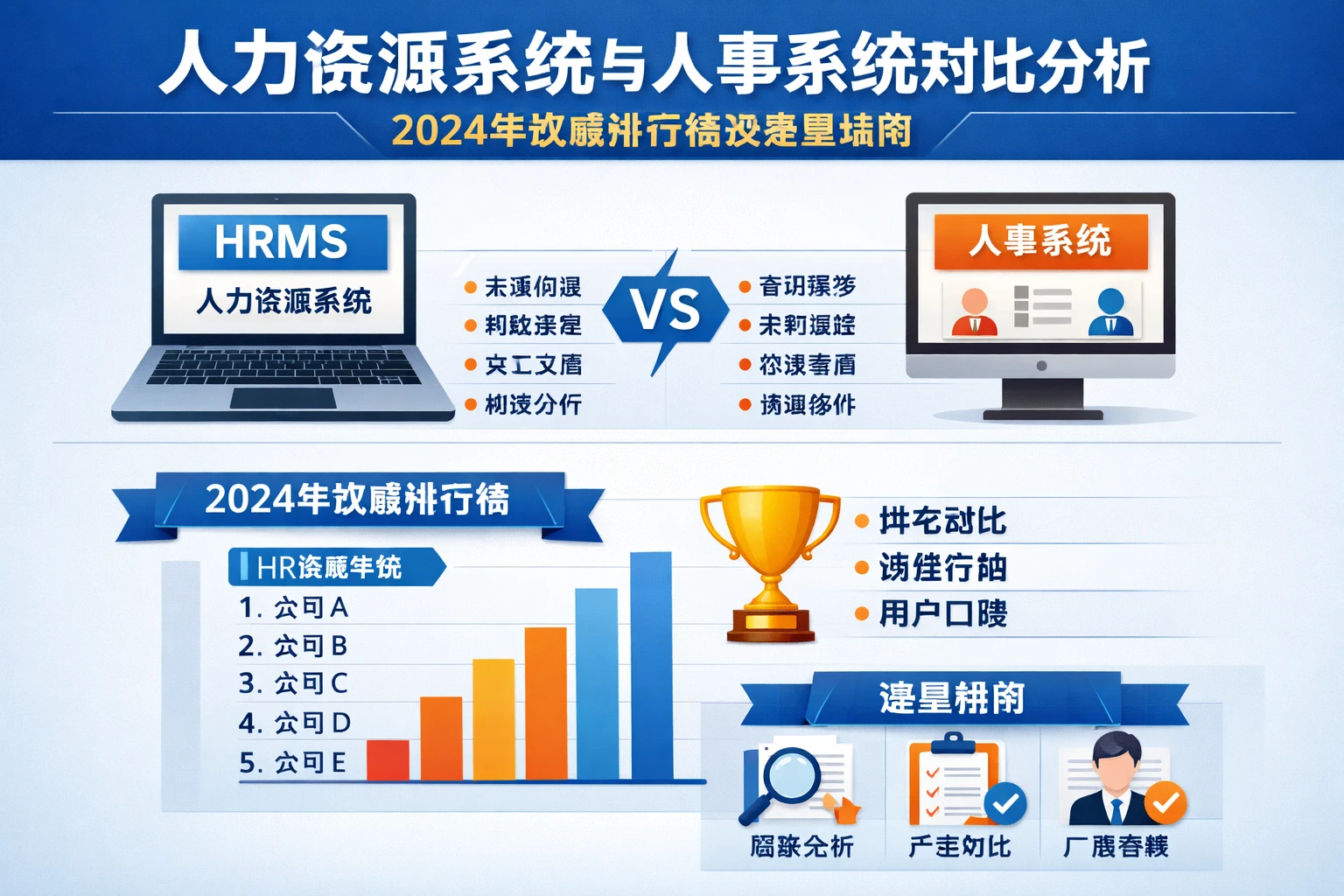 人力资源系统与人事系统对比分析：2024年权威排行榜及选型指南