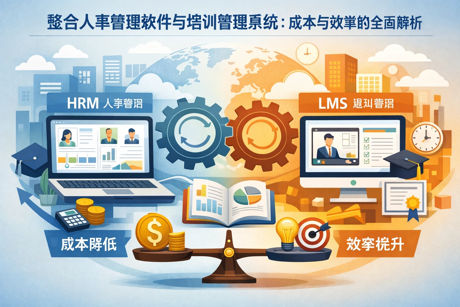 整合人事管理软件与培训管理系统：成本与效率的全面解析