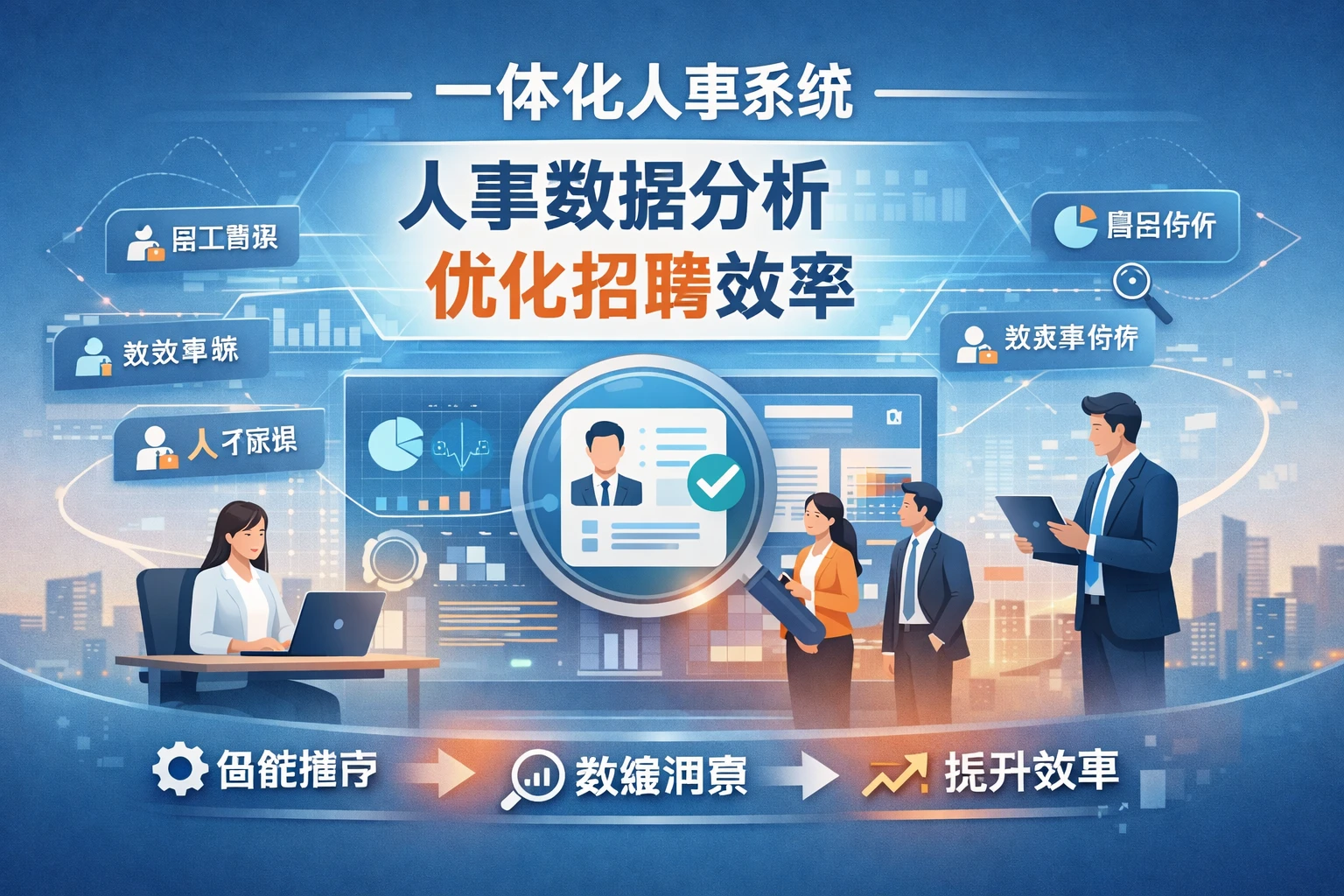 一体化人事系统如何通过人事数据分析系统优化人事管理软件招聘效率