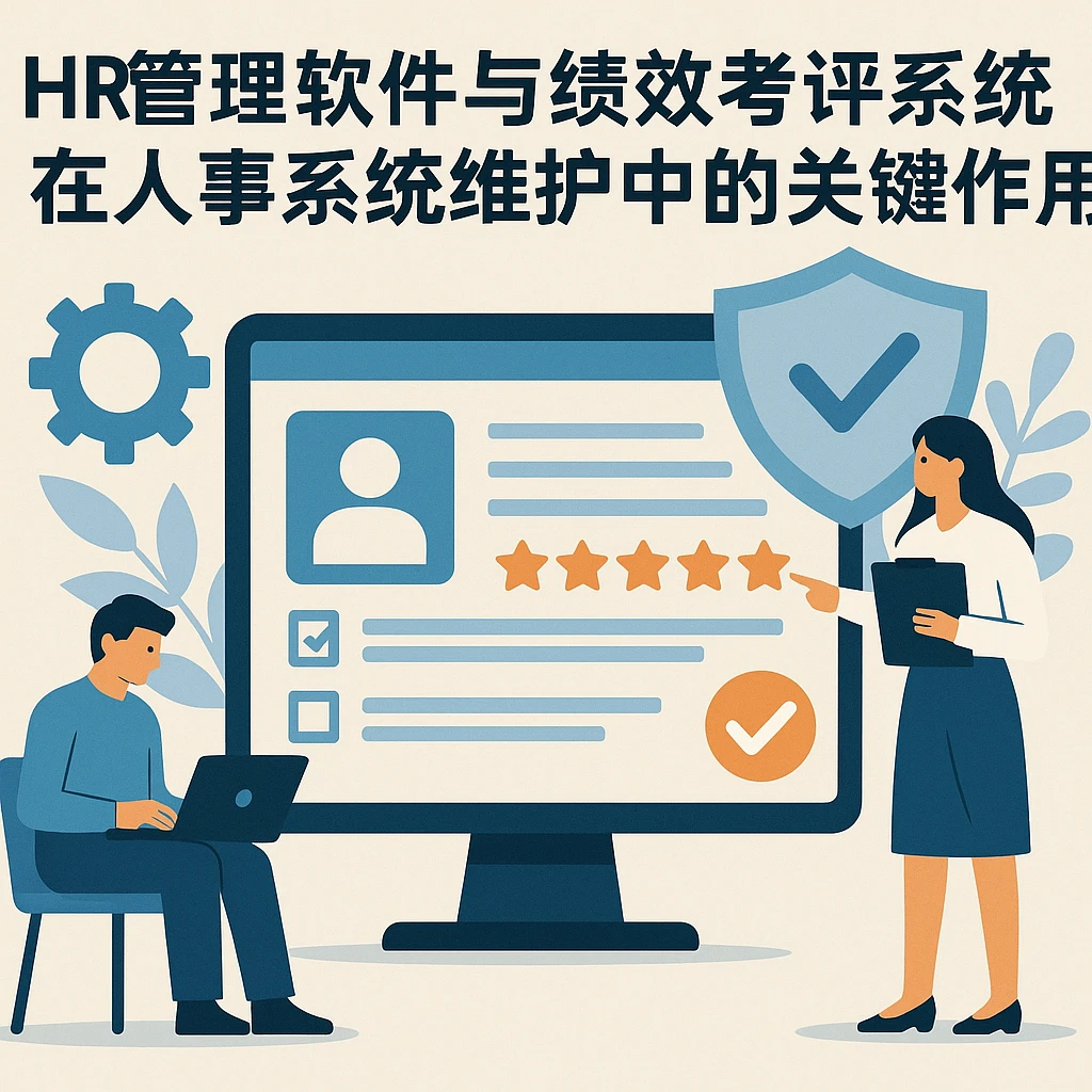 HR管理软件与绩效考评系统在人事系统维护中的关键作用