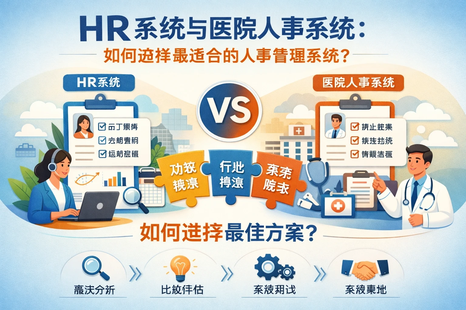 HR系统与医院人事系统:如何选择最适合的人事管理系统