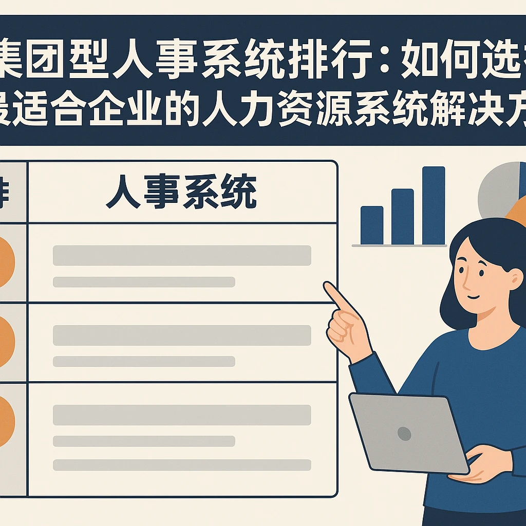 集团型人事系统排行榜：如何选择最适合企业的人力资源系统解决方案