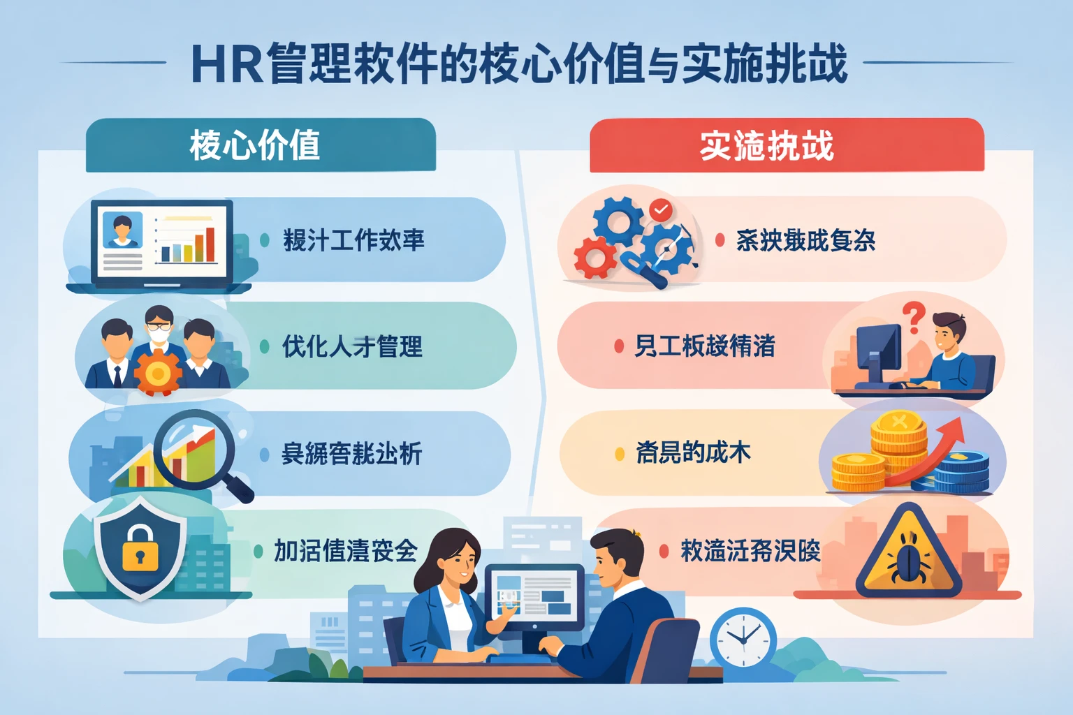HR管理软件的核心价值与实施挑战