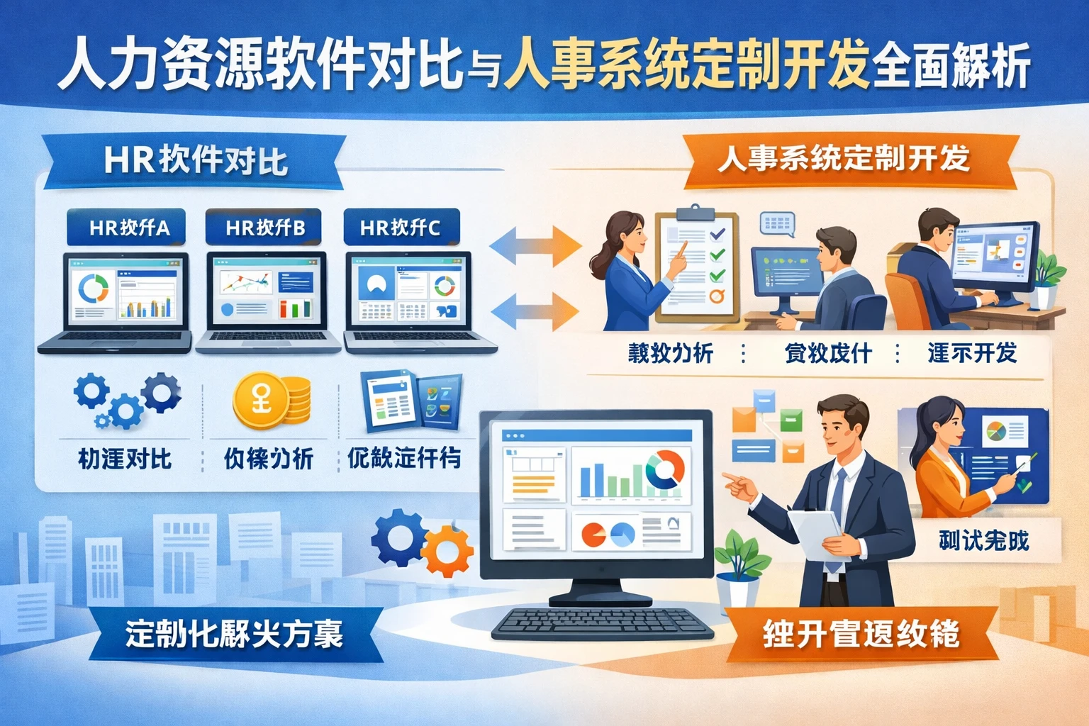 人力资源软件对比与人事系统定制开发全面解析
