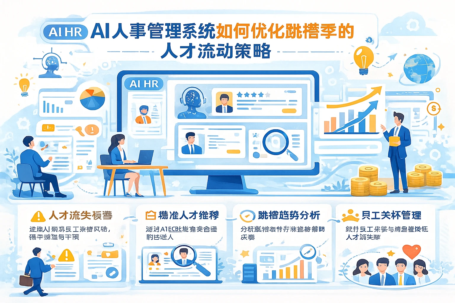 AI人事管理系统如何优化跳槽季的人才流动策略