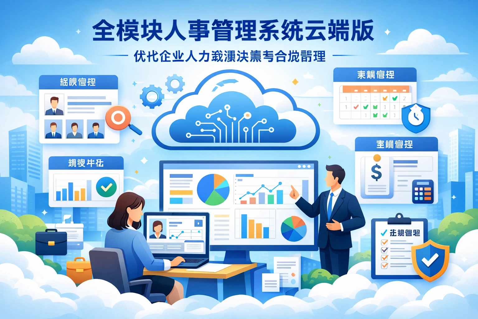 全模块人事管理系统云端版：优化企业人力资源决策与合规管理