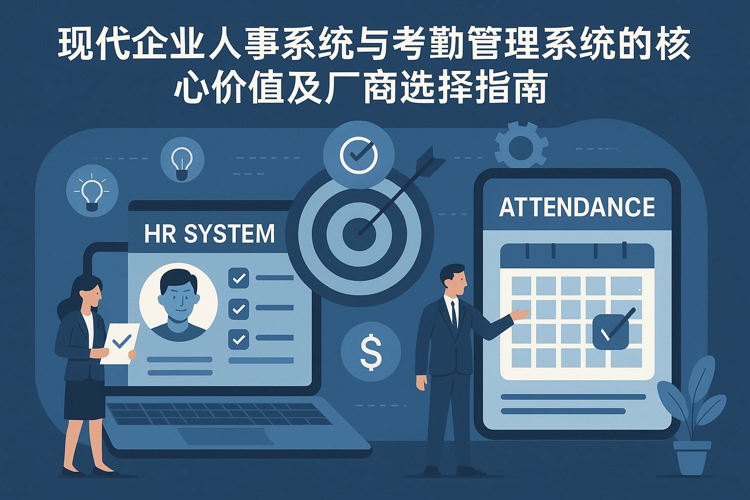 现代企业人事系统与考勤管理系统的核心价值及厂商选择指南
