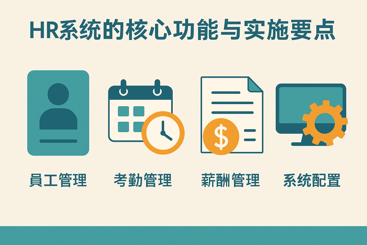 HR系统的核心功能与实施要点