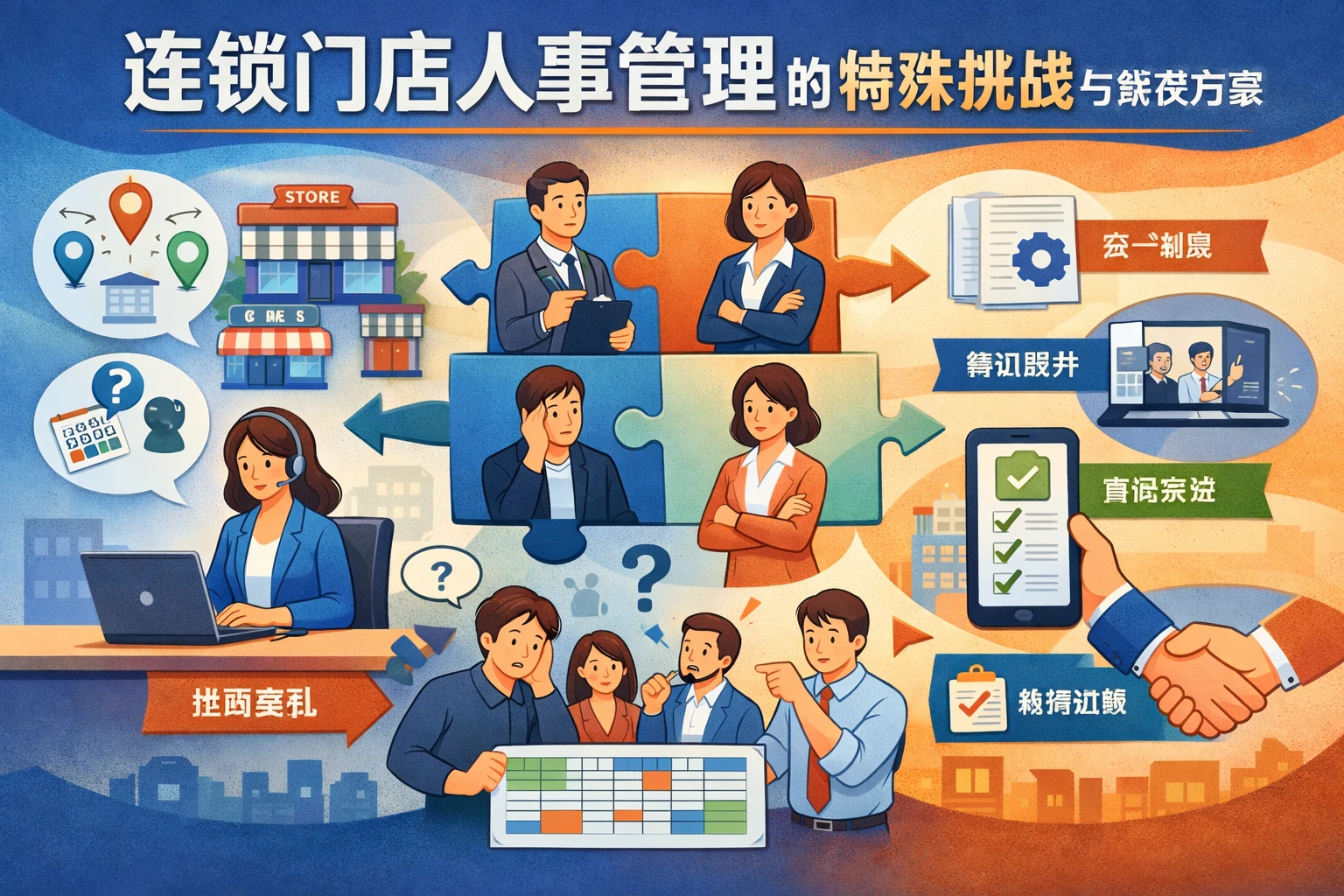 连锁门店人事管理的特殊挑战与解决方案