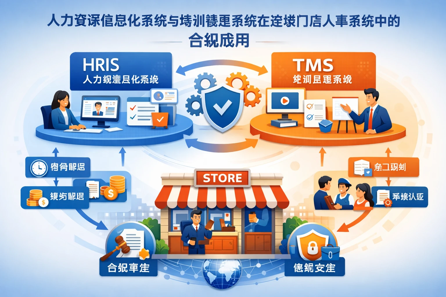 人力资源信息化系统与培训管理系统在连锁门店人事系统中的合规应用