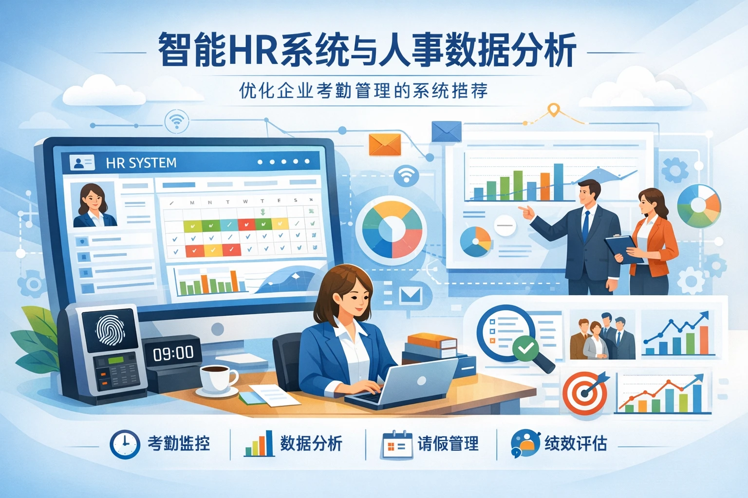 智能HR系统与人事数据分析：优化企业考勤管理的系统推荐