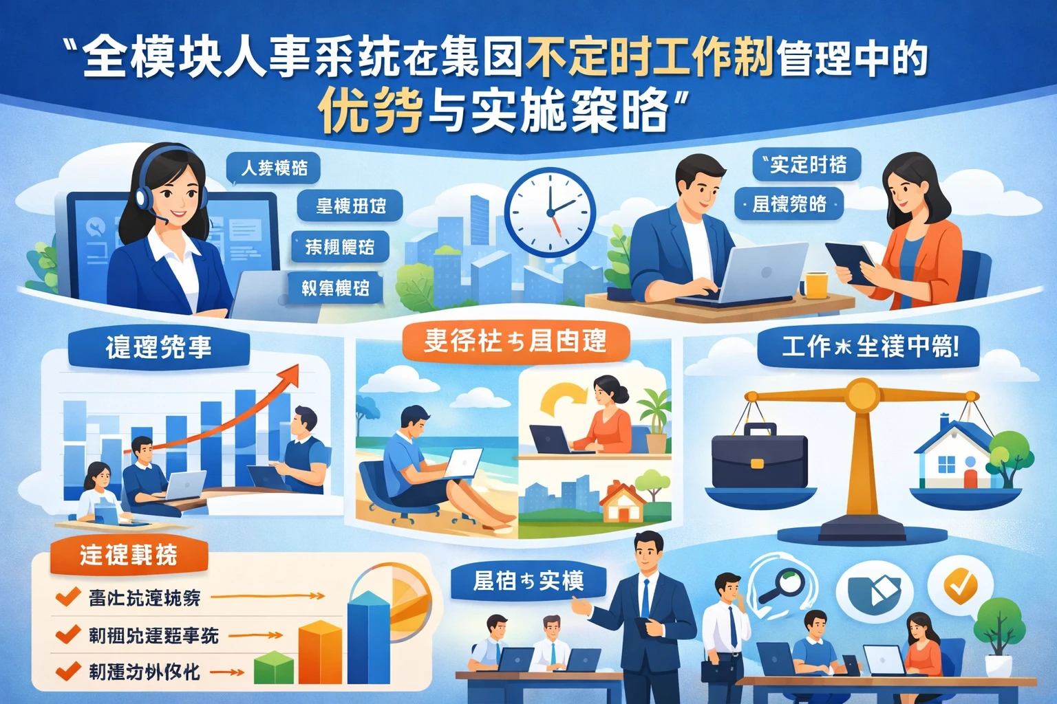 全模块人事系统在集团不定时工作制管理中的优势与实施策略