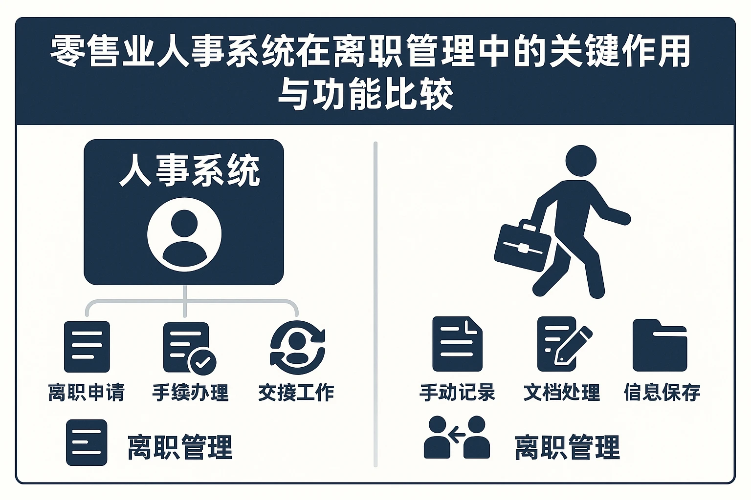 零售业人事系统在离职管理中的关键作用与功能比较