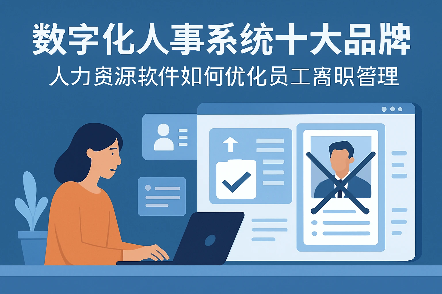 数字化人事系统十大品牌:人力资源软件如何优化员工离职管理