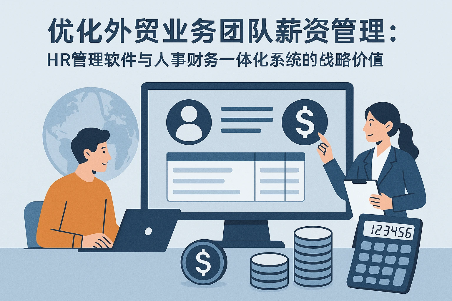 优化外贸业务团队薪资管理：HR管理软件与人事财务一体化系统的战略价值