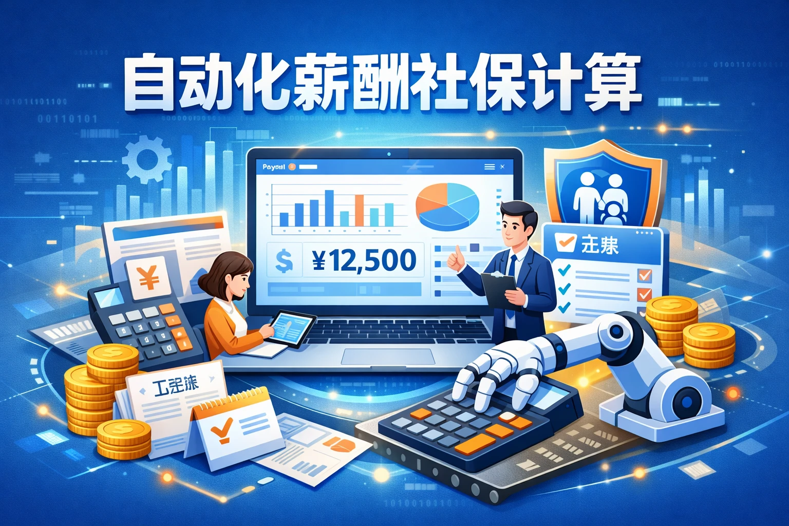 自动化薪酬社保计算