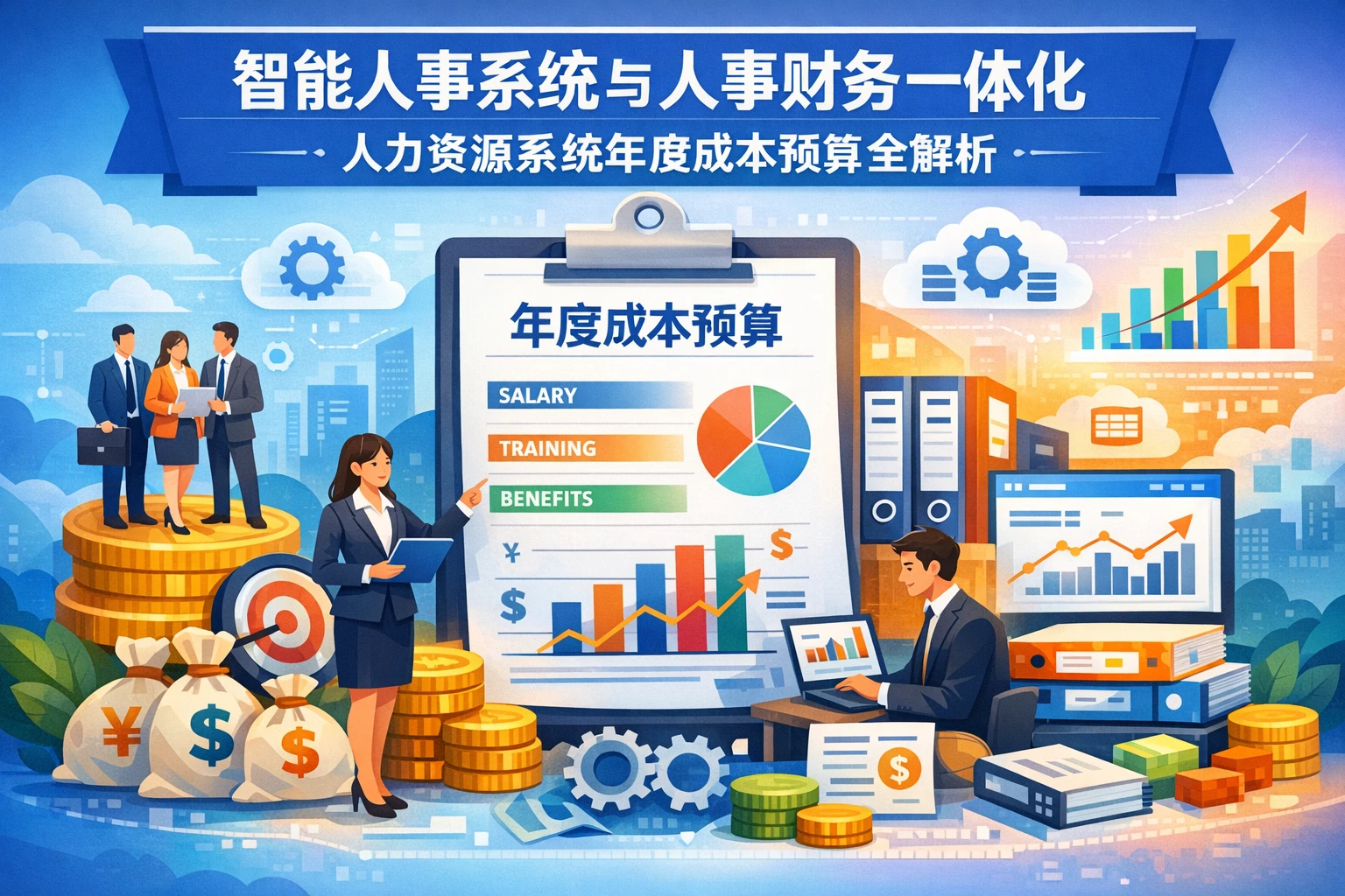 智能人事系统与人事财务一体化：人力资源系统年度成本预算全解析