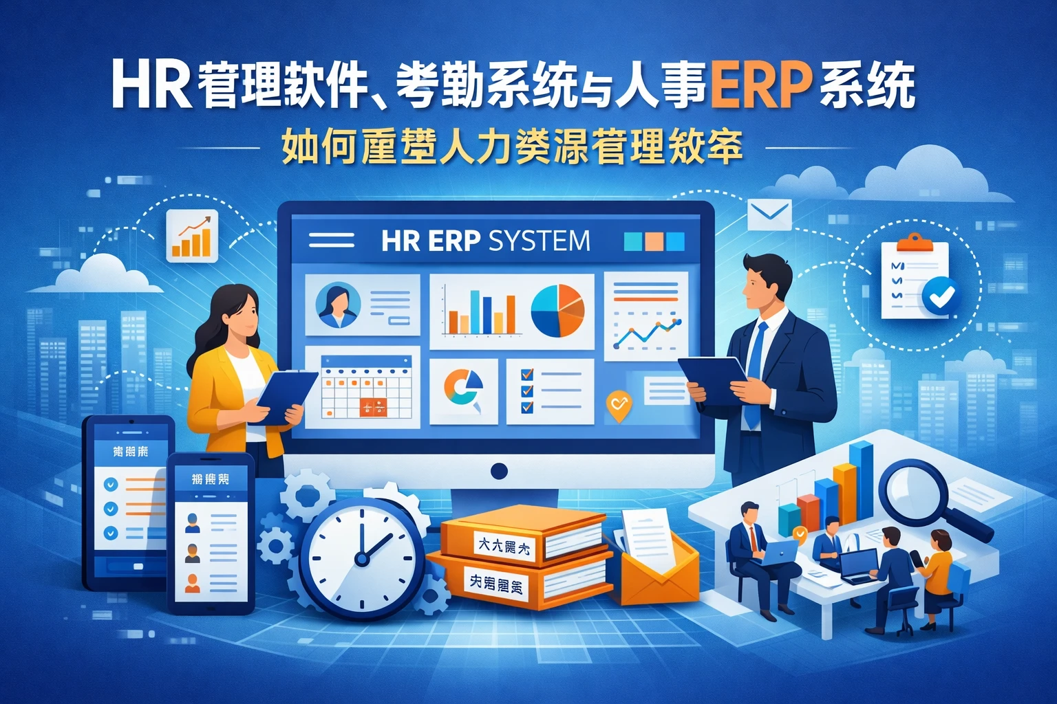 HR管理软件、考勤系统与人事ERP系统如何重塑人力资源管理效率