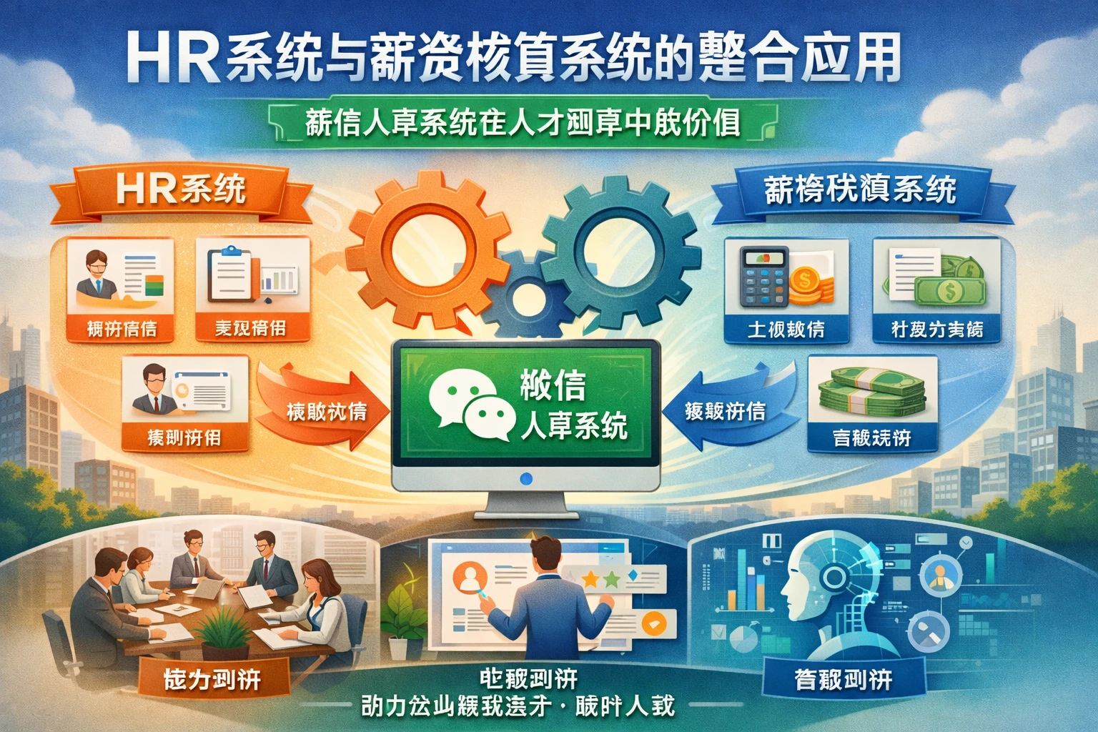 HR系统与薪资核算系统的整合应用：微信人事系统在人才测评中的价值