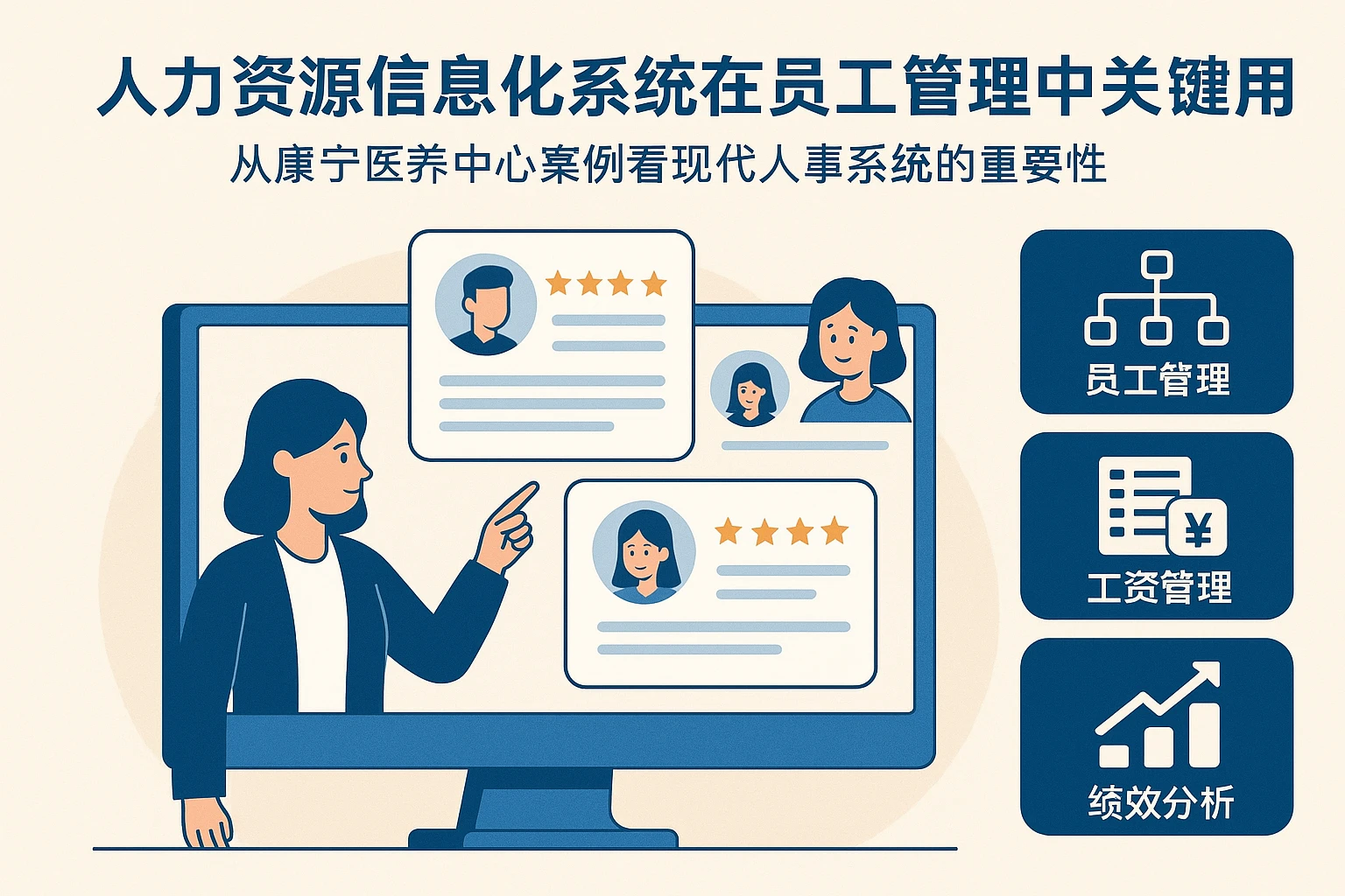 人力资源信息化系统在员工管理中的关键作用——从康宁医养中心案例看现代人事系统的重要性