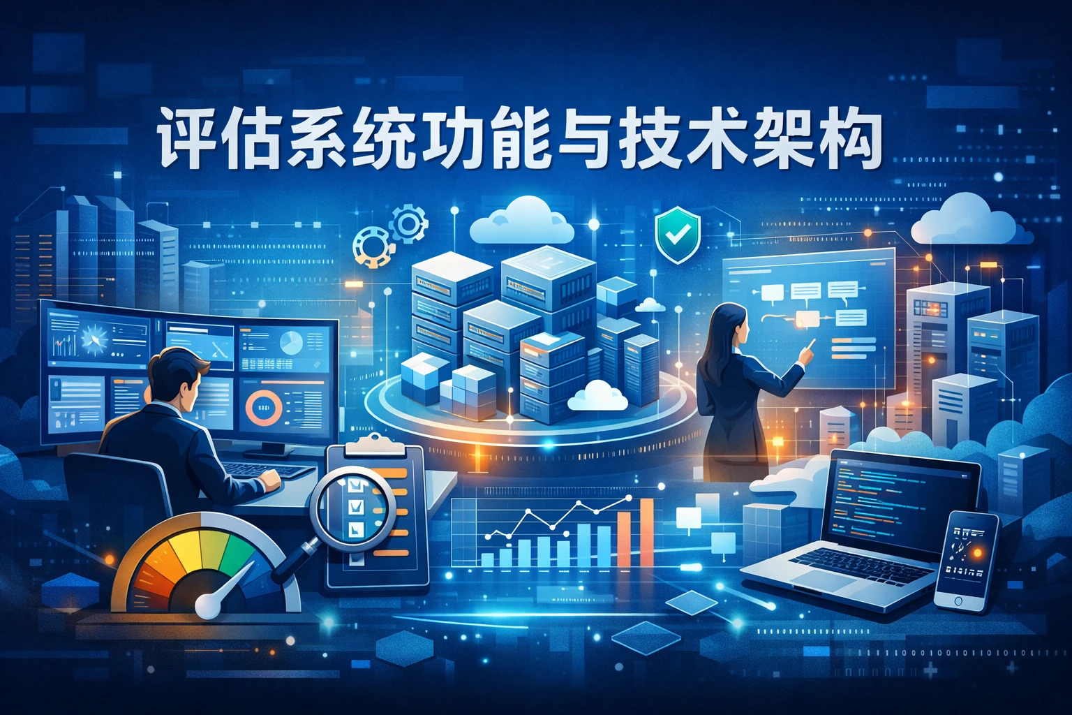 评估系统功能与技术架构