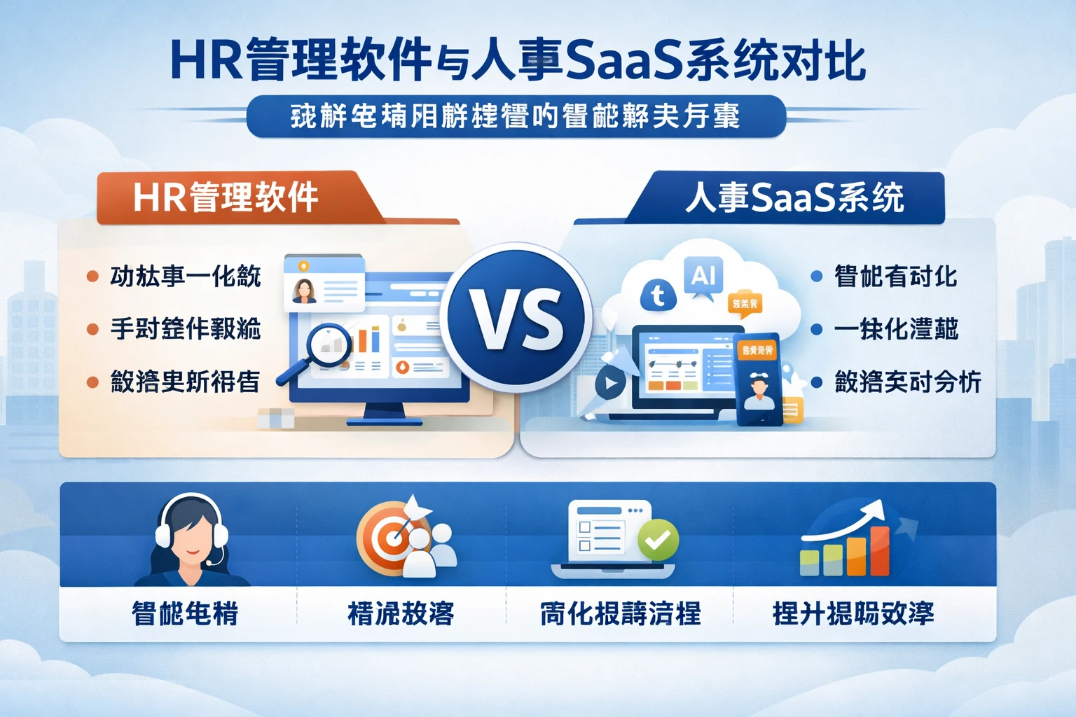 HR管理软件与人事SaaS系统对比：破解电销招聘难题的智能解决方案