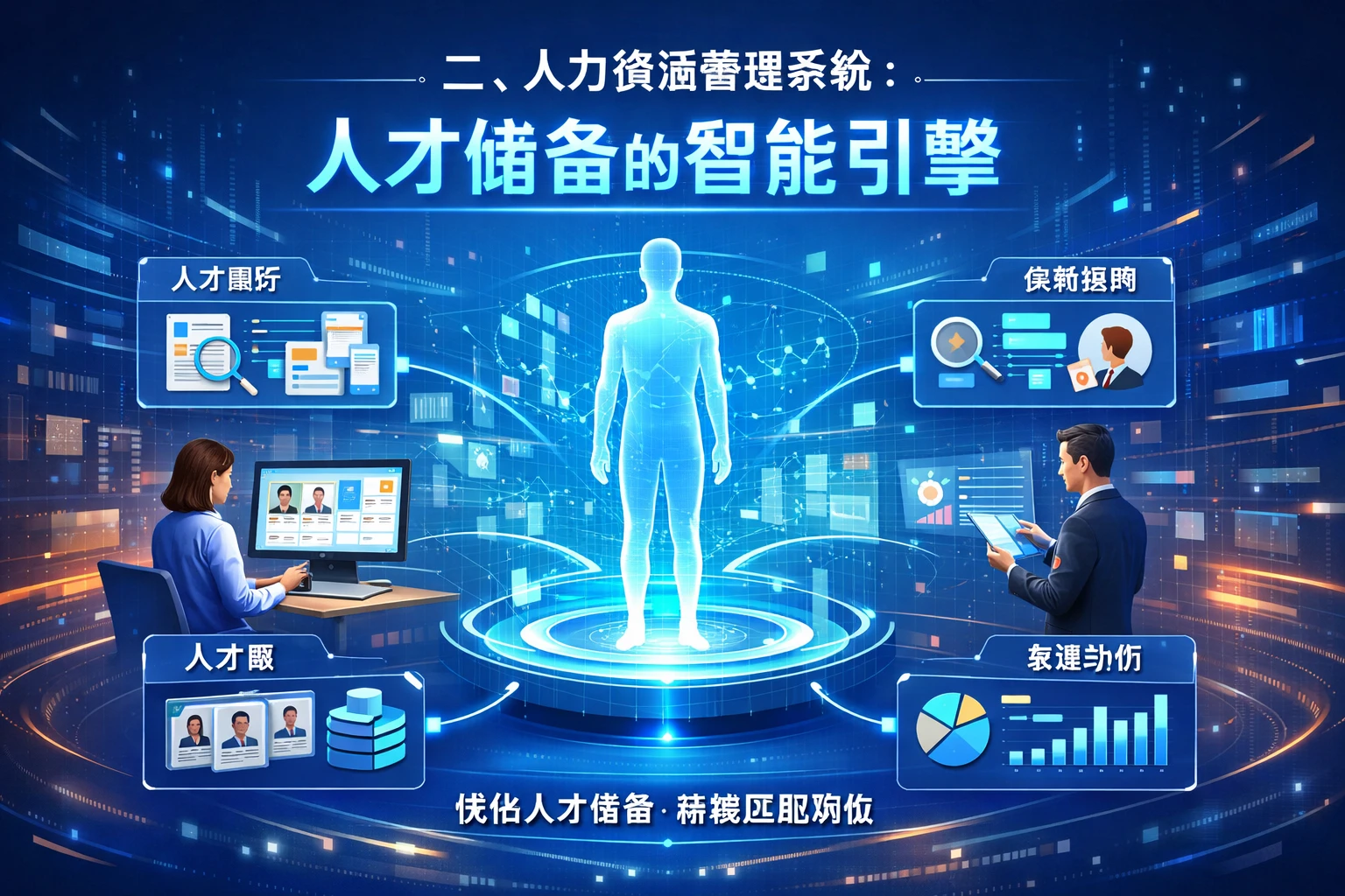 二、人力资源管理系统：人才储备的智能引擎