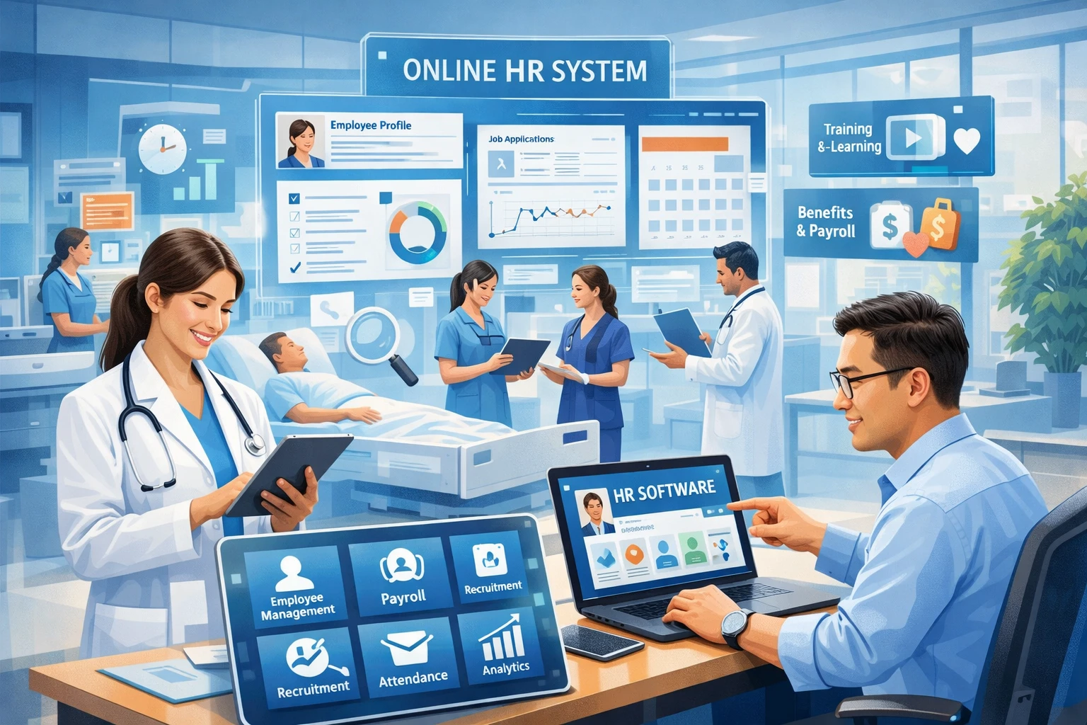 人力资源软件与在线人事系统在医院场景中的创新应用