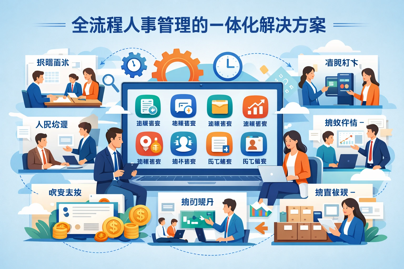 全流程人事管理的一体化解决方案