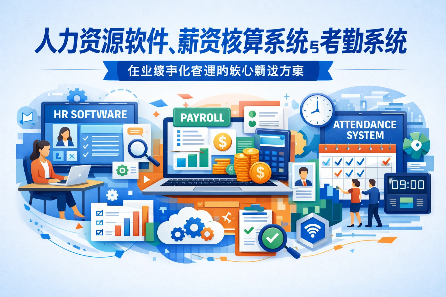 人力资源软件、薪资核算系统与考勤系统：企业数字化管理的核心解决方案