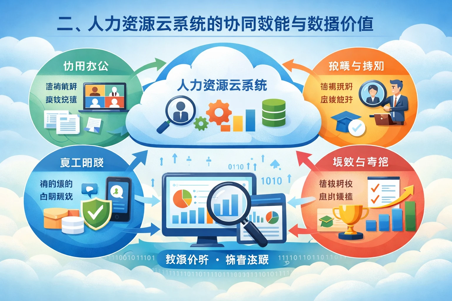二、人力资源云系统的协同效能与数据价值