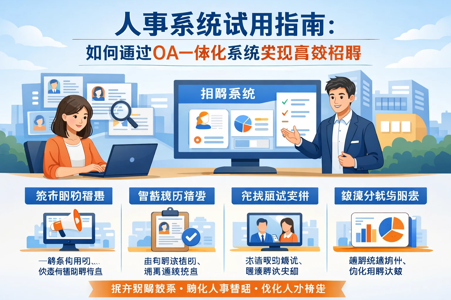 人事系统试用指南：如何通过OA一体化系统实现高效招聘