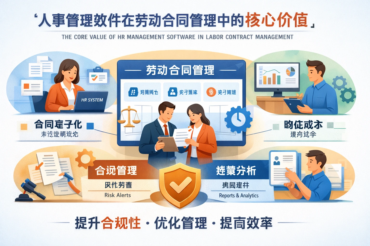 人事管理软件在劳动合同管理中的核心价值