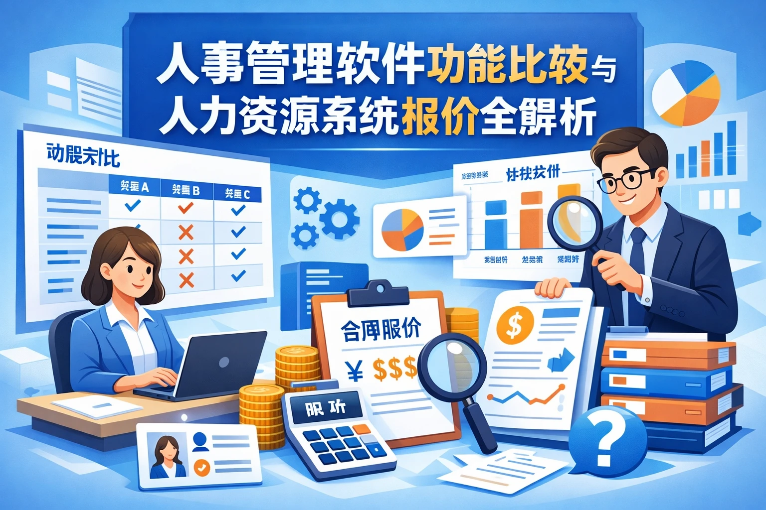 人事管理软件功能比较与人力资源系统报价全解析