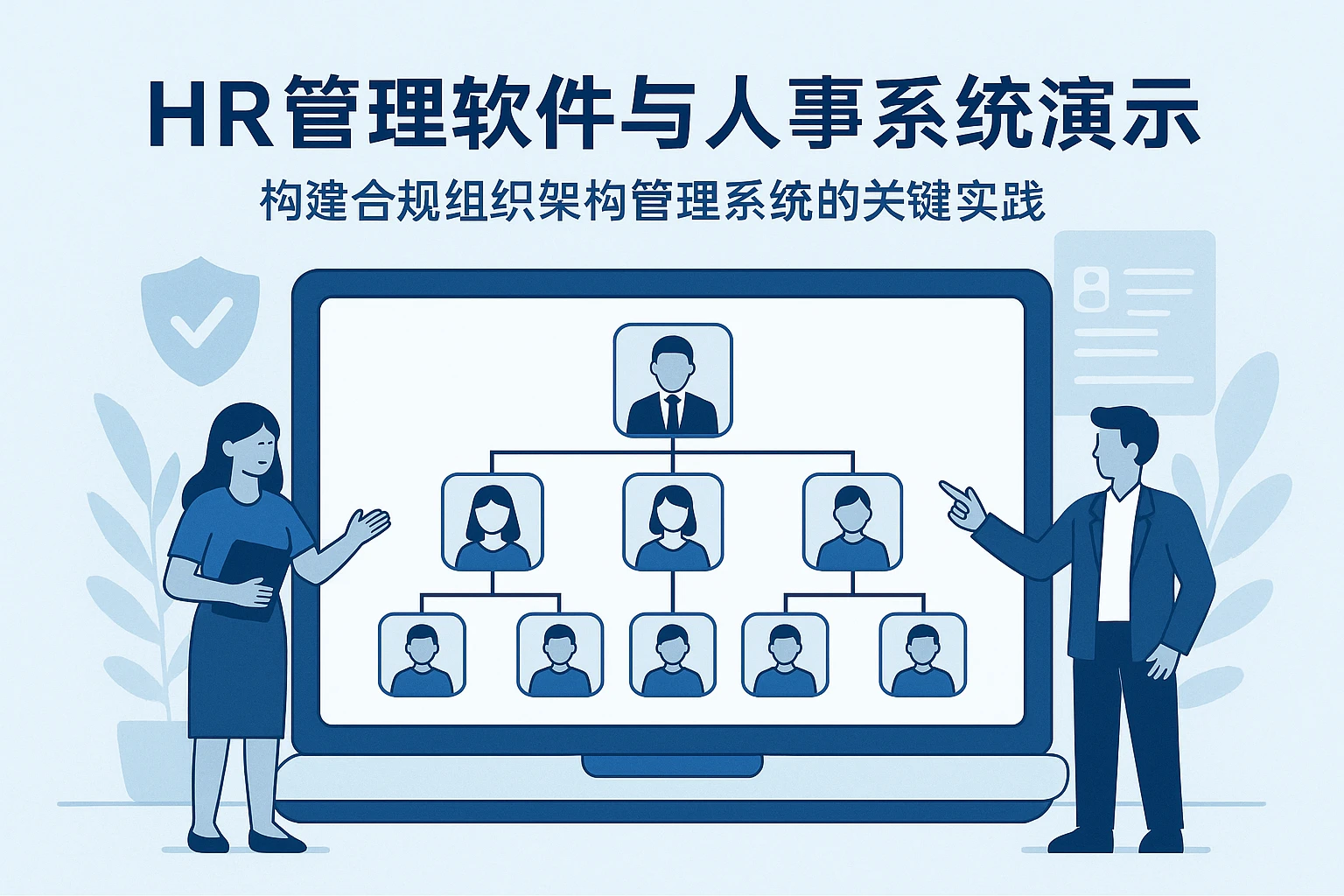 HR管理软件与人事系统演示：构建合规组织架构管理系统的关键实践