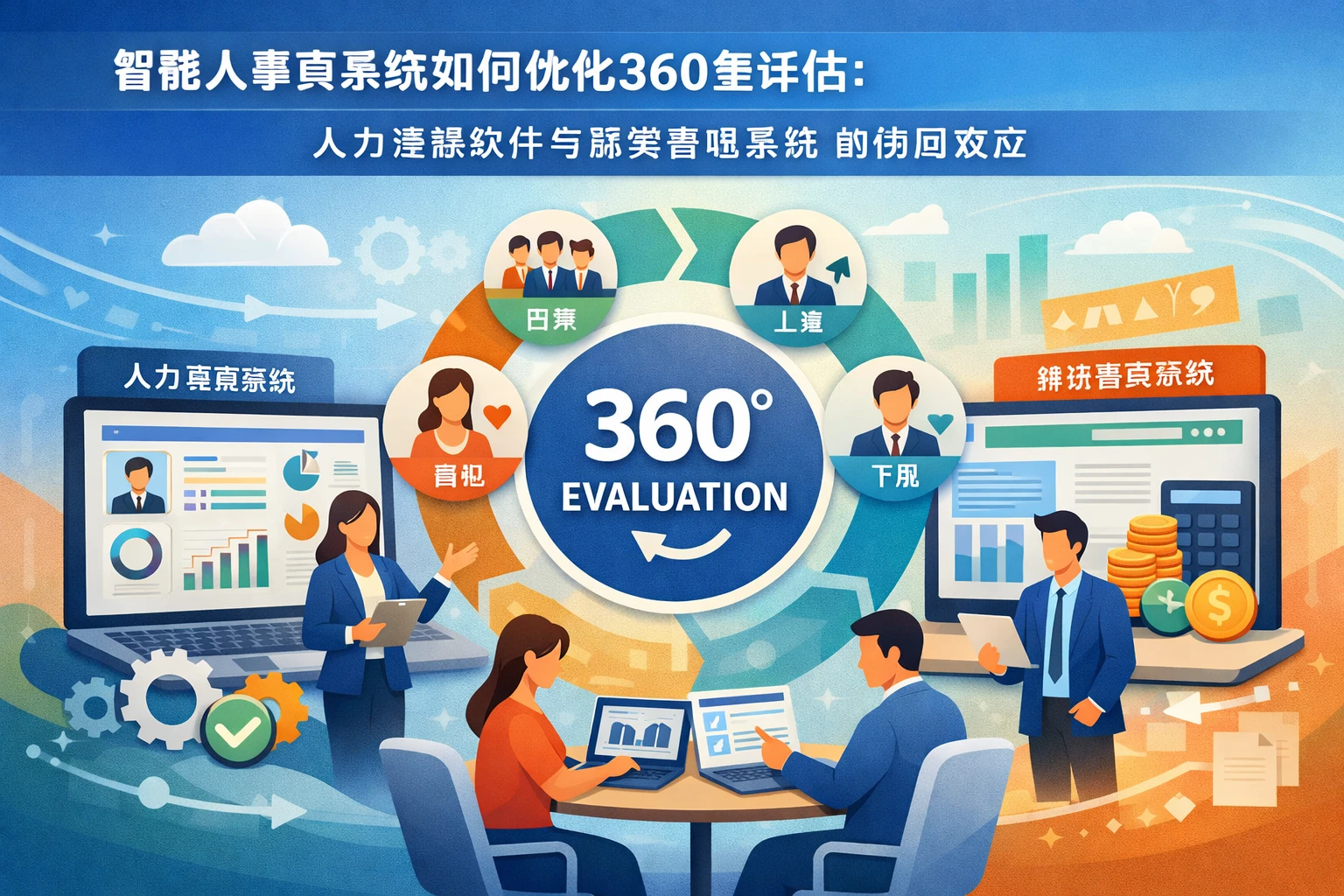 智能人事系统如何优化360度评估：人力资源软件与薪资管理系统的协同效应