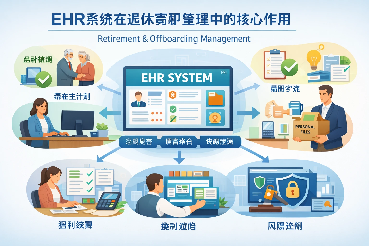 EHR系统在退休离职管理中的核心作用