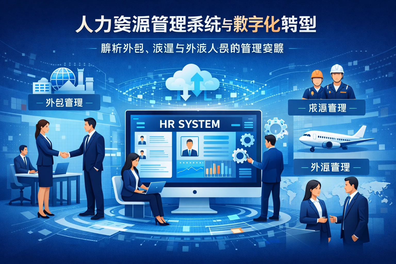 人力资源管理系统与数字化转型:解析外包、派遣与外派人员的管理策略