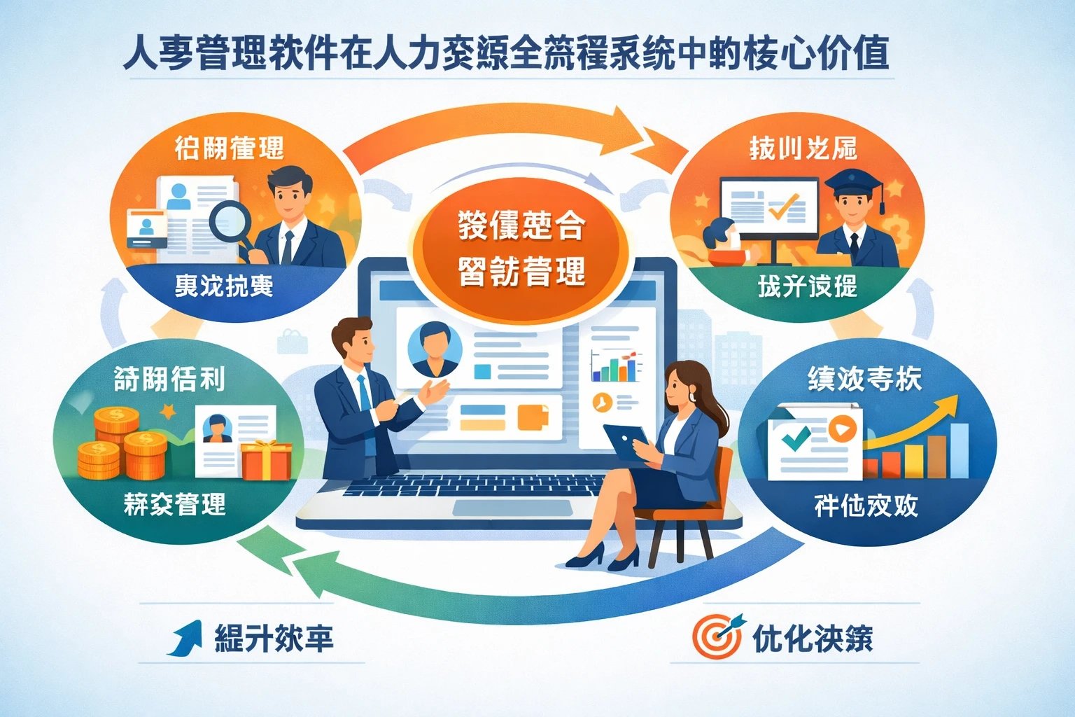 人事管理软件在人力资源全流程系统中的核心价值