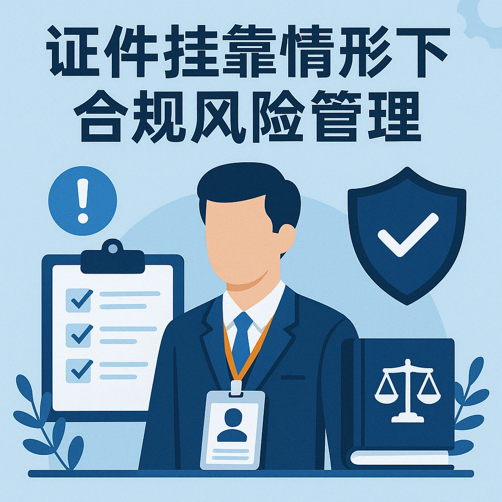 证件挂靠情形下的合规风险管理